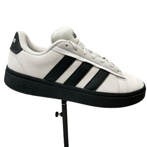 Adidas Mens Grand Court Alpha 00's Shoes Sz 9.5 Gray Black Retro Style‎ Sneakers